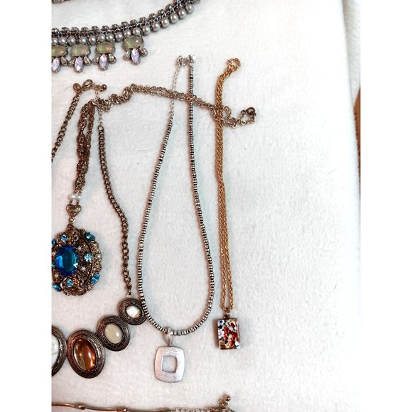 Lot of 10 costume necklaces most signed SAO, Murano, Lady Remington, 1928, Loft - Picture 5 of 6